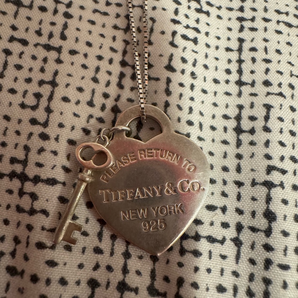 Tiffany & Co. Silver Heart Pendant Necklace